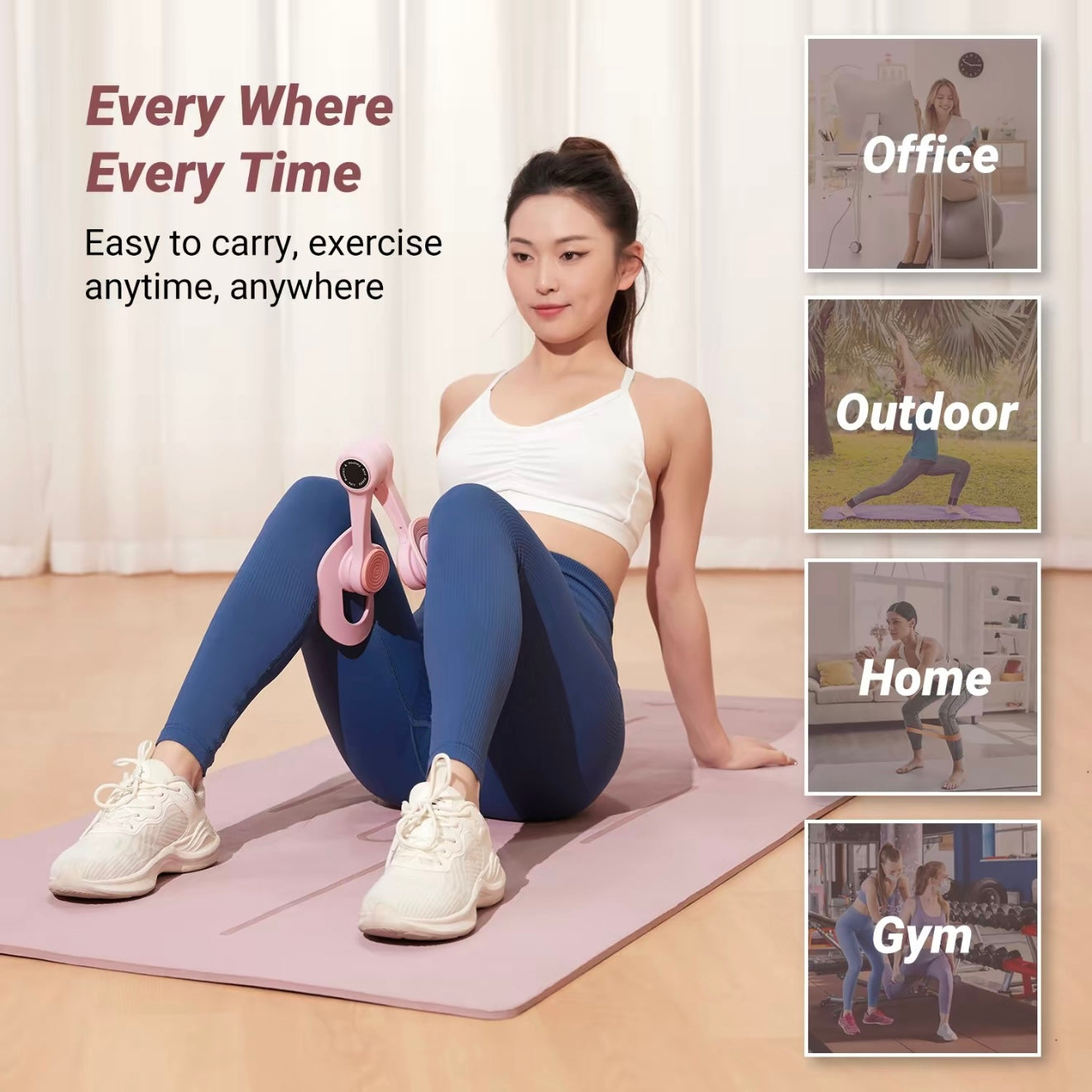Elvina - Thigh Master Fitness Equipment