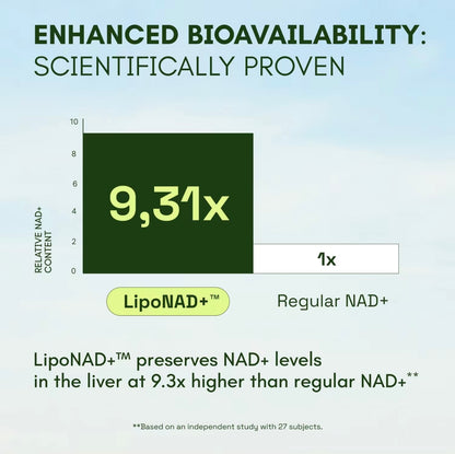 Nad+ Advanced - 60 Capsules Dietary Supplement